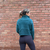 Halo Funnel Neck 1/2 Zip - Forest Green