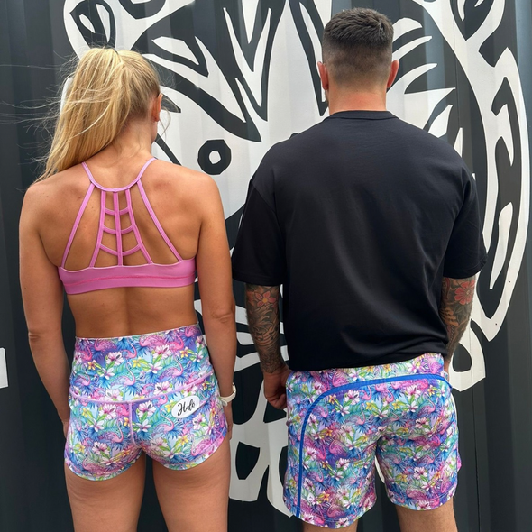 Halo x Tribal Clash Flamingo Men's 7" Shorts