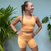 Halo Heatwave Shorts in Tangerine