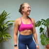 Halo Latitude Bra in Hot Pink