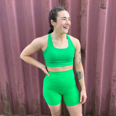 Halo Flex 6" Shorts in Neon Green