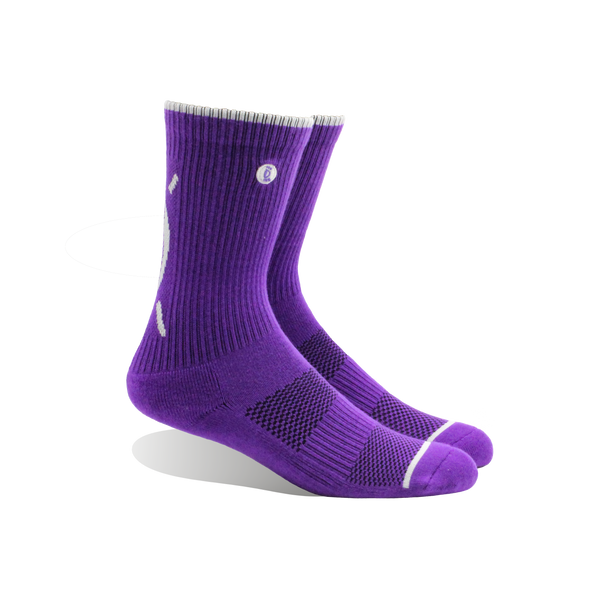 Halo Purple Sun Training Crew Socks