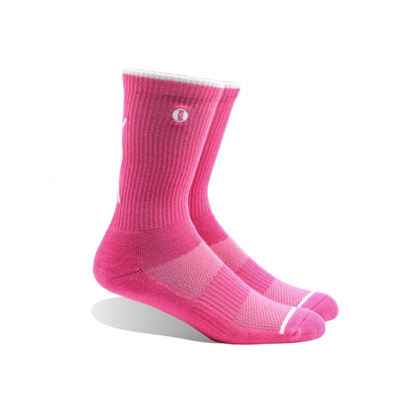 Halo Pink Sun Training Crew Socks