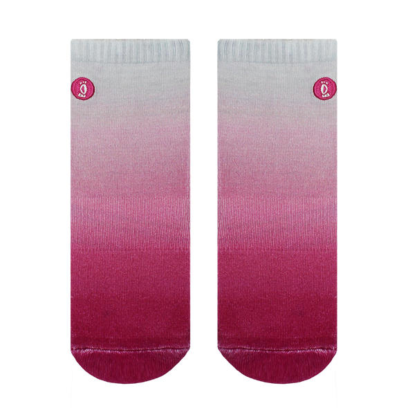 Halo Pink Fade Training Ankle Socks