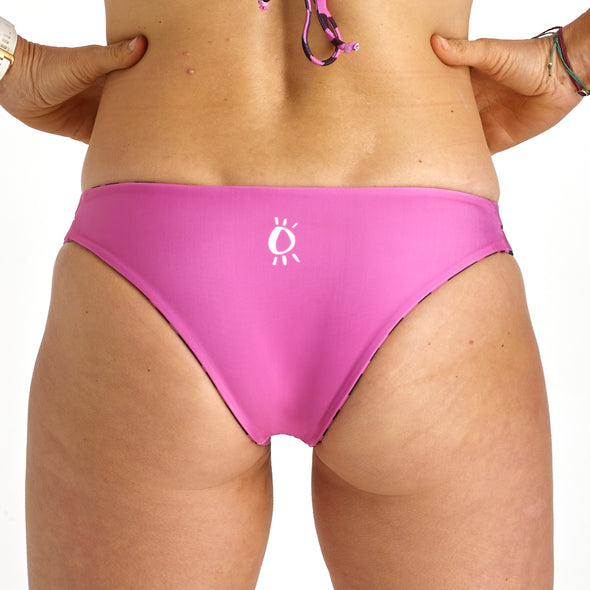 Halo Pink Leopard / Pink Reversable Cheeky Bottoms