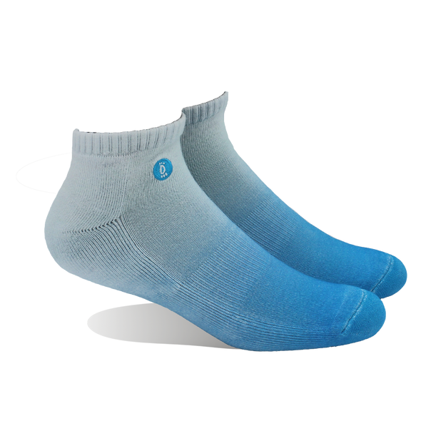 Halo Blue Fade Training Ankle Socks