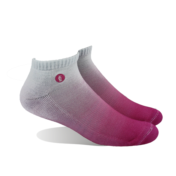 Halo Blue / Purple / Pink Fade Training Ankle Socks 3 Pack