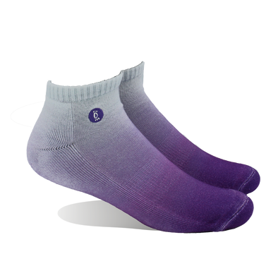 Halo Purple Fade Training Ankle Socks